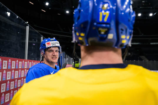 Jakob Silfverberg of Sweden at a practice session