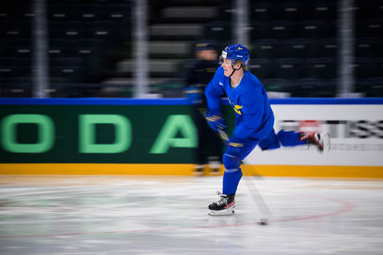 Jonatan Berggren of Sweden at a practice session