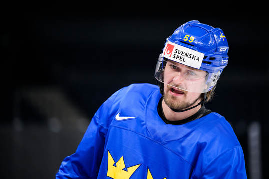 Linus Johansson of Sweden at a practice session