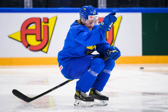 Jonathan Pudas of Sweden at a practice session