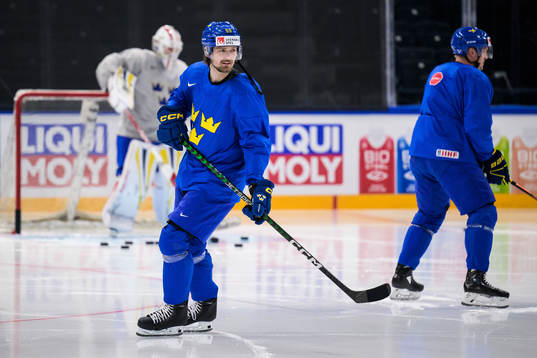 Linus Johansson of Sweden at a practice session