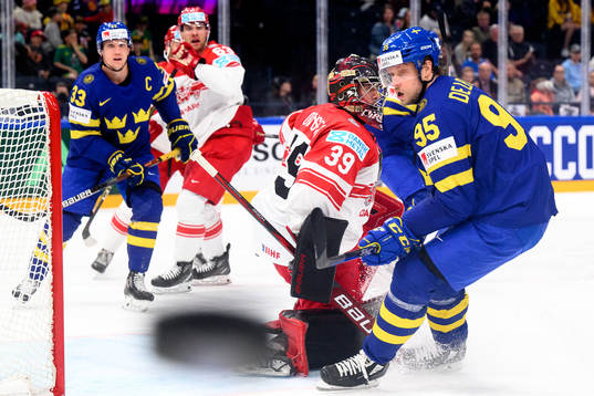 Jakob Silfverberg and Jacob de la Rose of Sweden against