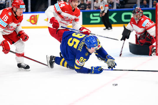 Matias Lassen and Nikolaj Ehlers of Denmark against Jacob