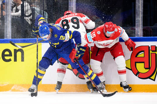 Patrik Nemeth of Sweden against Mikkel Bødker and Matias