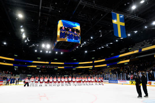 The Swedish flag