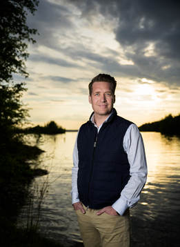 Sam Hallam, head coach of team Sweden, poses for a portrait