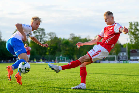 Värnamos Victor Larsson och Kalmars Rasmus Sjöstedt