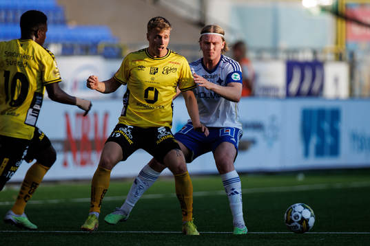 Elfsborgs Jeppe Møldrup Okkels och IFK Norrköpings Daniel