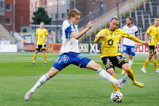IFK Norrköpings Andri Lucas Gudjohnsen och Elfsborgs