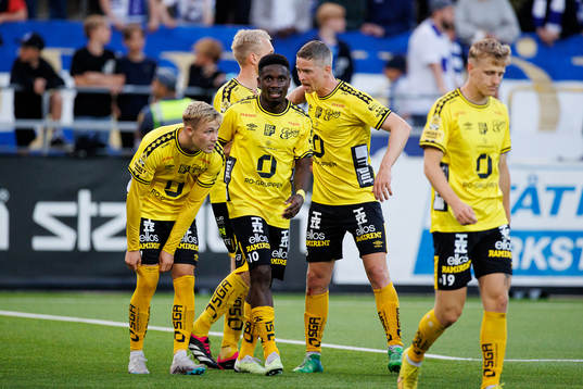 Elfsborgs spelare jublar