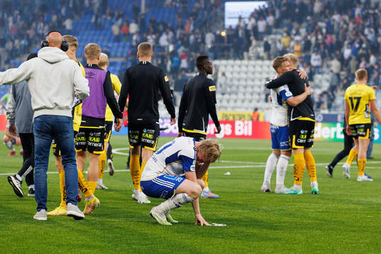 IFK Norrköpings Daniel Fritz Eid deppar