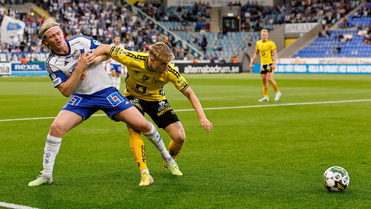 IFK Norrköpings Daniel Fritz Eid och Elfsborgs Jeppe