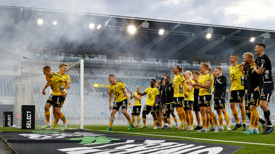Elfsborgs spelare jublar