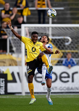 Elfsborgs Michael Baidoo och IFK Norrköpings Jesper Ceesay