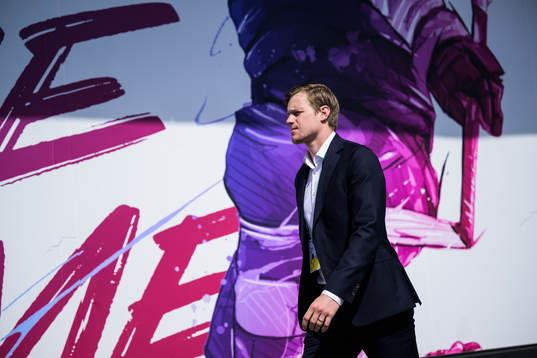 Goaltender Lars Johansson of Sweden arrives to the arena