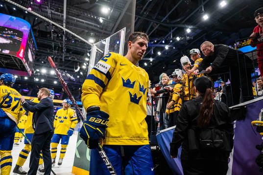 Patrik Nemeth of Sweden looks dejected