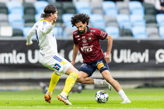 GIF Sundsvalls Linus Hallenius och Örgrytes Hady Saleh