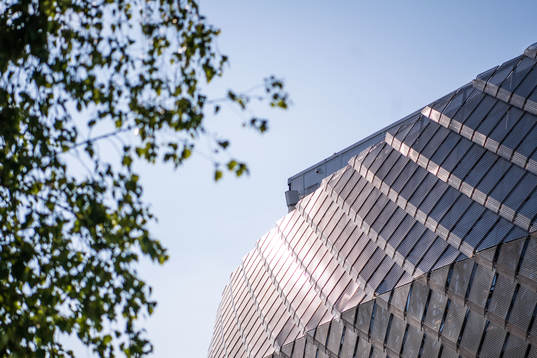 Exteriör vy av Tele2 Arena
