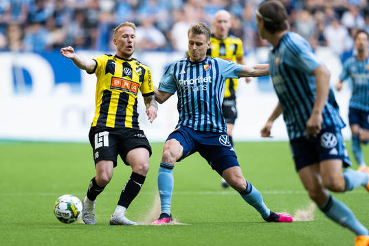 Häckens Mikkel Rygaard Jensen och Djurgårdens Rasmus