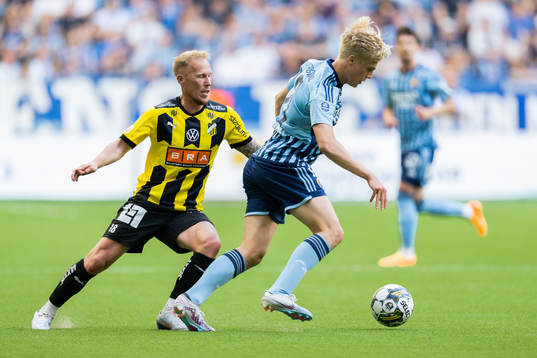 Häckens Mikkel Rygaard Jensen och Djurgårdens Lucas