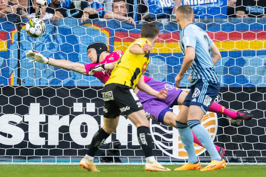 Djurgårdens målvakt Jacob Widell Zetterström