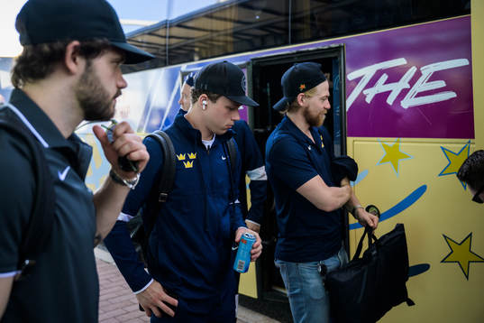 Timothy Liljegren, Lucas Raymond and Anton Lindholm of