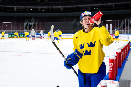 Fabian Zetterlund of Sweden at a practice session