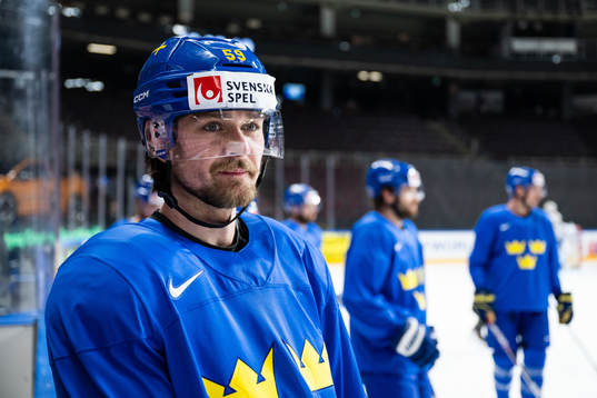 Linus Johansson of Sweden at a practice session