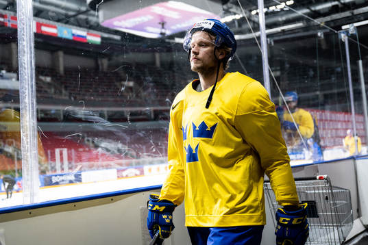 Jacob de la Rose of Sweden at a practice session