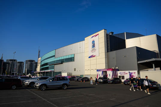 Exterior view of Arena Riga