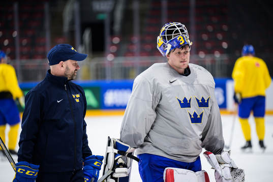 of Sweden at a practice session