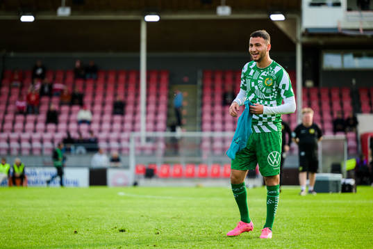 Hammarbys Abdelrahman Boudah Saidi undervärmningen