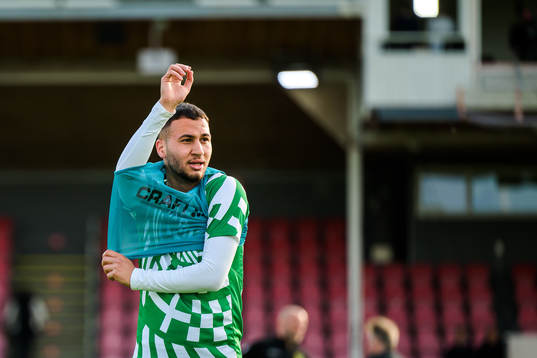 Hammarbys Abdelrahman Boudah Saidi undervärmningen
