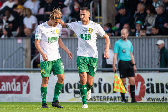 Hammarbys Markus Karlsson jublar