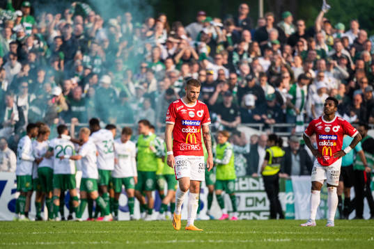 Degerfors Christos Gravius och Joseph - Claude Agyeman Gyau