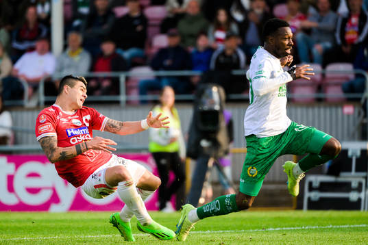 Degerfors Diego De Jesus Campos Ballestero och Hammarbys