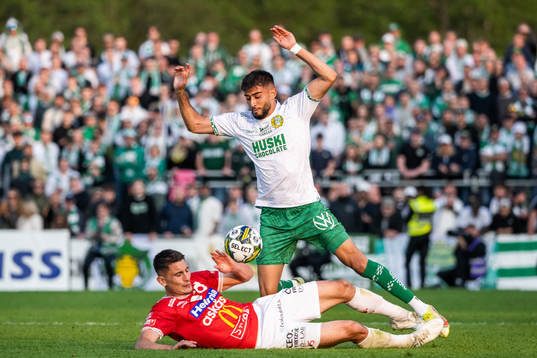 Degerfors Seid Korac och Hammarbys Montader Madjed