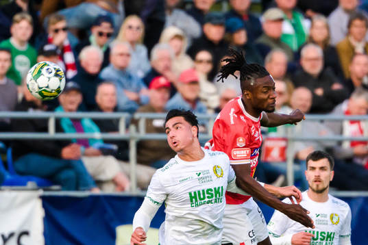 z230525 Hammarbys Jusef Erabi och Degerfors Fortune Akpan