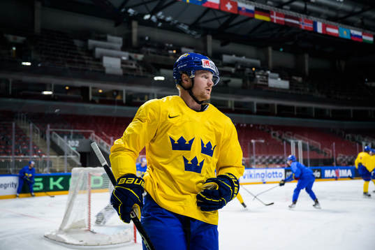 Carl Grundström of Sweden at a practice session