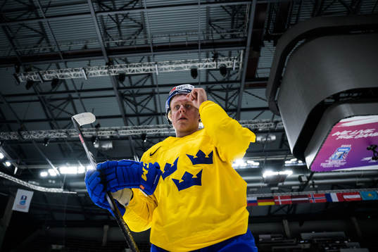 Fabian Zetterlund of Sweden at a practice session