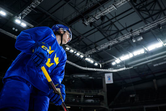 Leo Carlsson of Sweden at a practice session