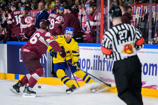 Uvis Janis Balinskis of Latvia and Carl Grundström of