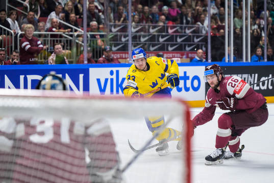 Jakob Silfverberg of Sweden and Uvis Janis Balinskis of