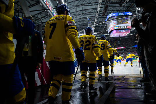 Henrik Tömmernes, Lukas Bengtsson and Linus Johansson of