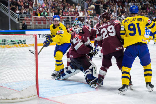 Patrik Nemeth and Carl Grundström of Sweden against