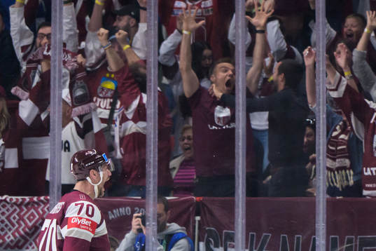 Miks Indrasis of Latvia celebrates
