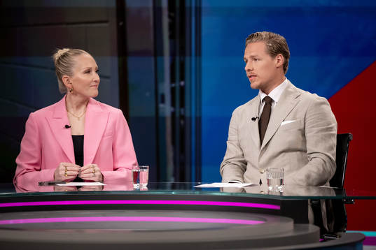 Kim Martin Hasson och Hampus Lindholm
