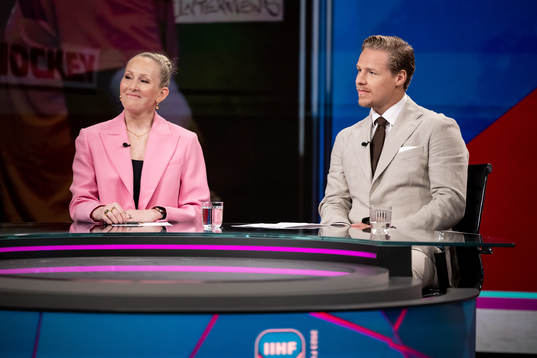 Kim Martin Hasson och Hampus Lindholm