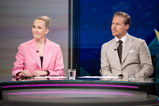 Kim Martin Hasson och Hampus Lindholm