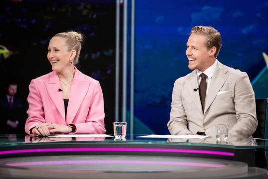 Kim Martin Hasson och Hampus Lindholm